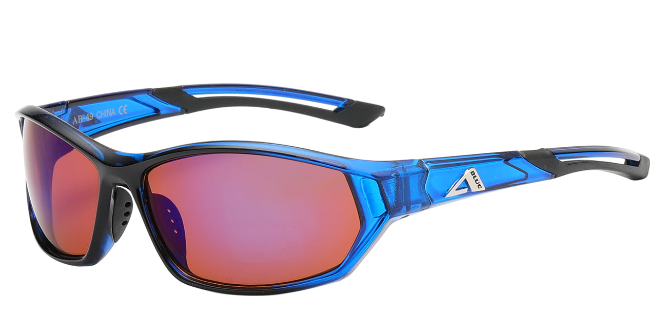 Arctic Blue Rugged Square Sunglasses