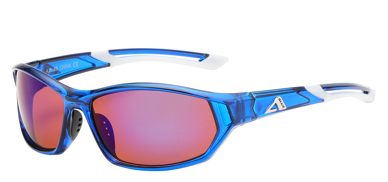 Arctic Blue Rugged Square Sunglasses