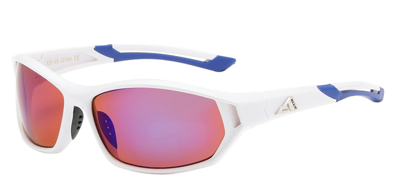 Arctic Blue Rugged Square Sunglasses