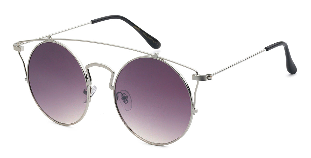 Metal Round Frame Sunglasses