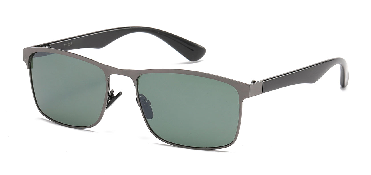 Metallic Square Sunglasses - American Classic