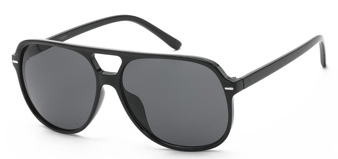 Classic Black Round Sunglasses - Wholesale Dozen