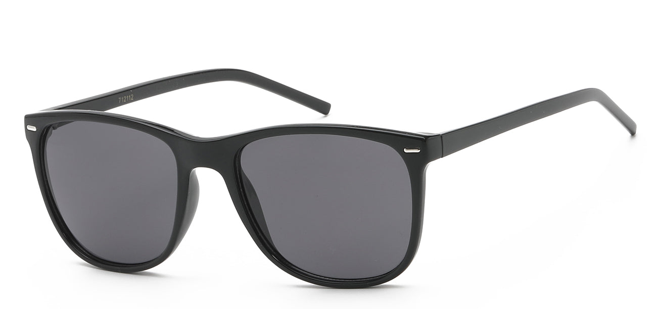 Classic Round Black Sunglasses - Wholesale Dozen