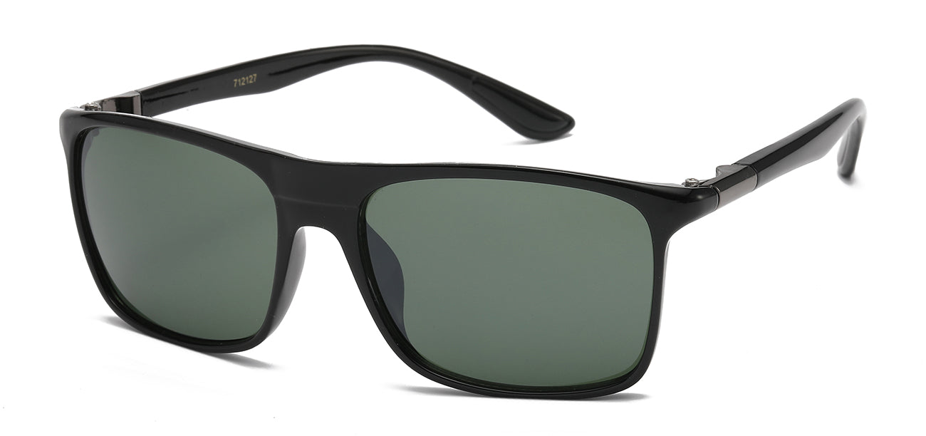 American Classic Bold Square Frames Sunglasses