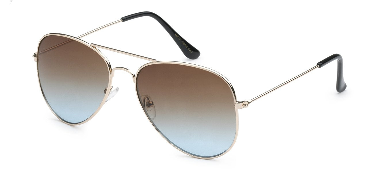 GOLD FRAME AVIATOR SUNGLASSES