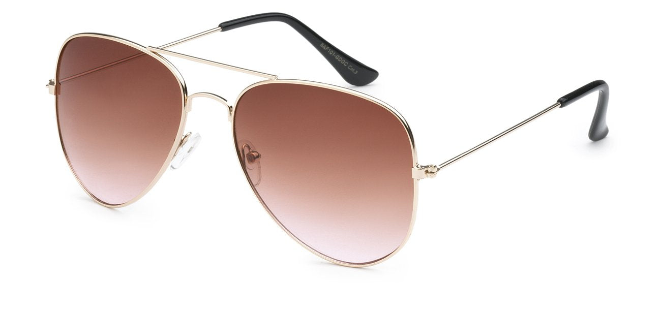 GOLD FRAME AVIATOR SUNGLASSES