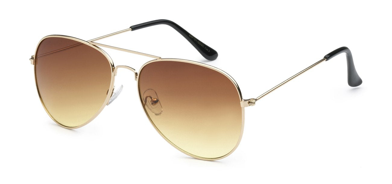 GOLD FRAME AVIATOR SUNGLASSES