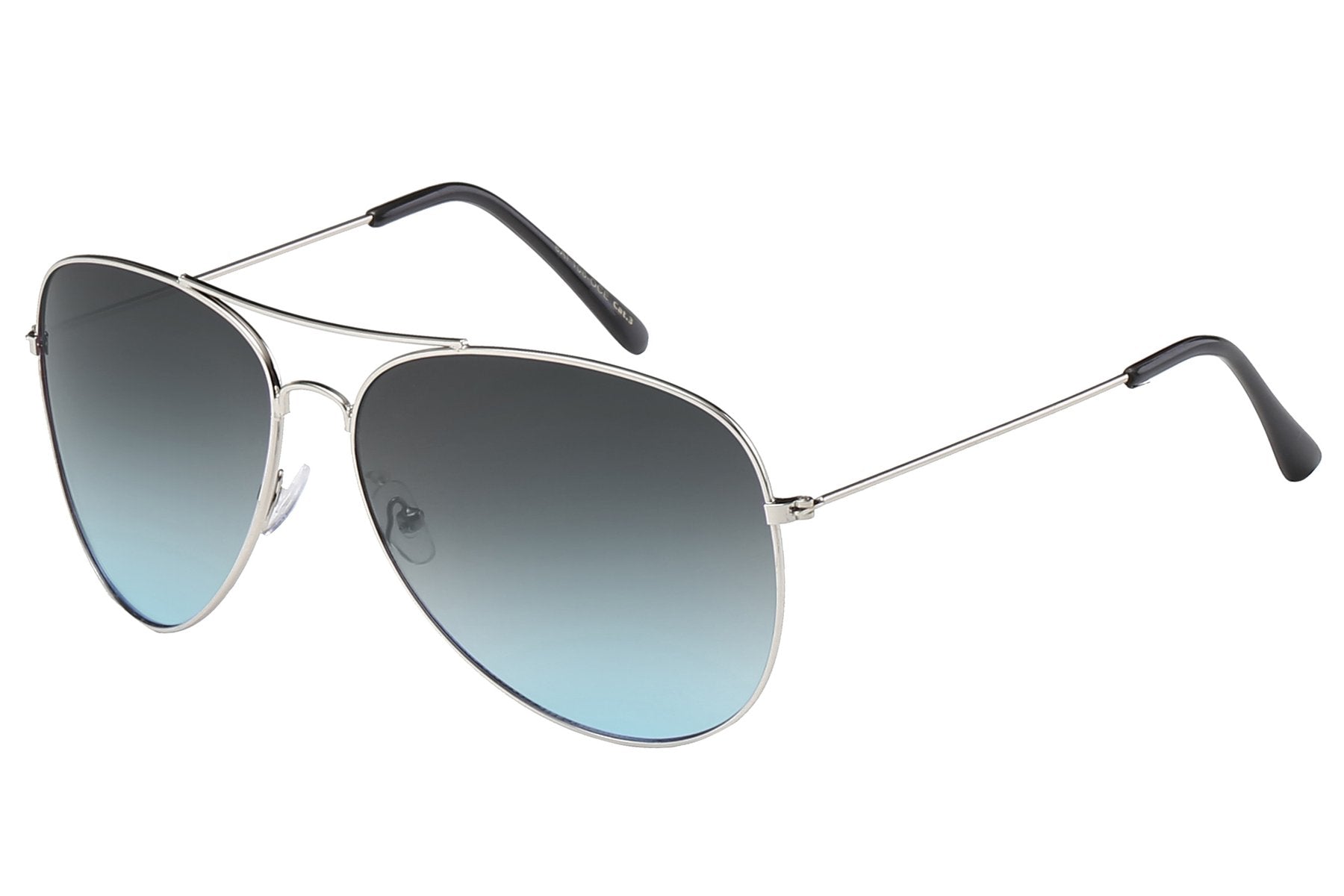 CURVED FRAME AND OCEAN LENS UNISEX SUNGLASSES