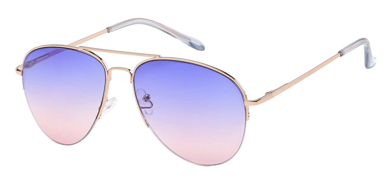 AIR FORCE Semi Rimless Aviator Sunglasses