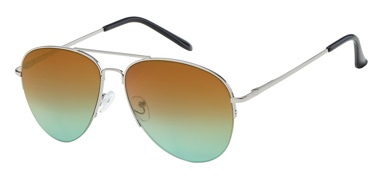 AIR FORCE Semi Rimless Aviator Sunglasses