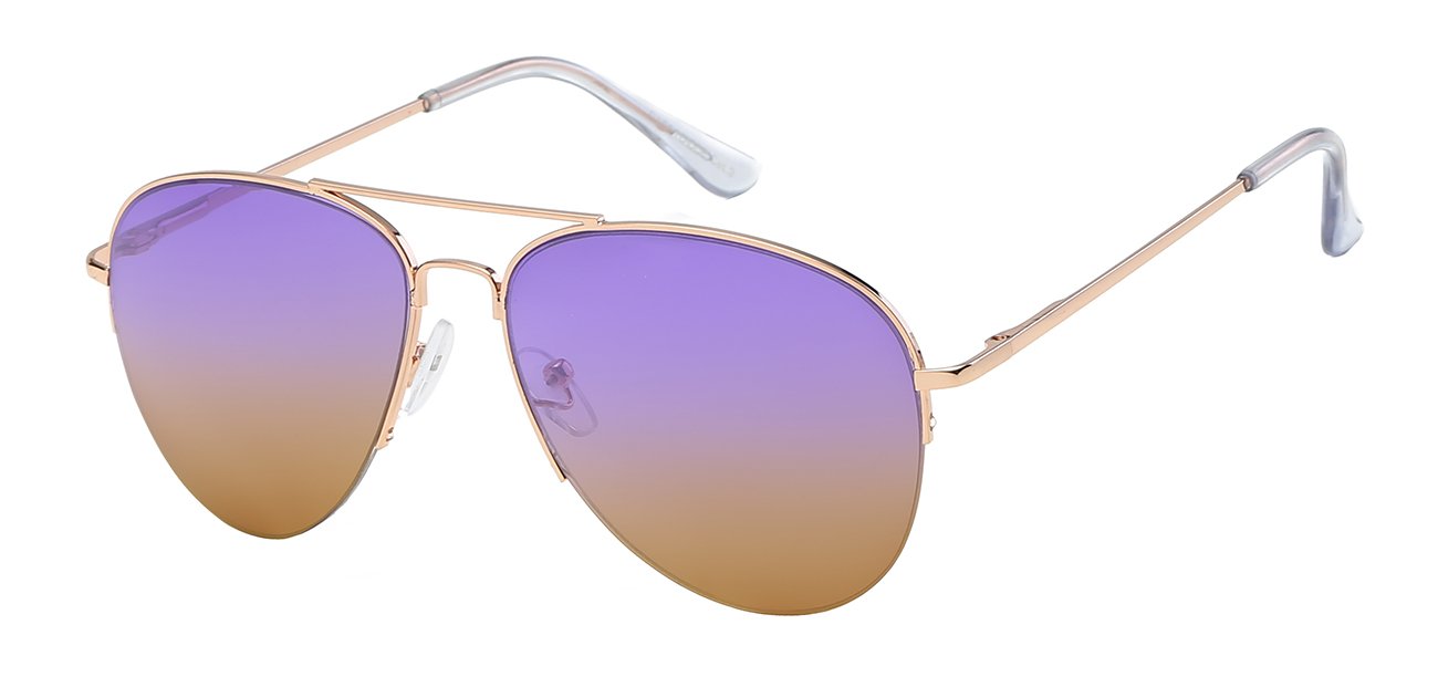 AIR FORCE Semi Rimless Aviator Sunglasses