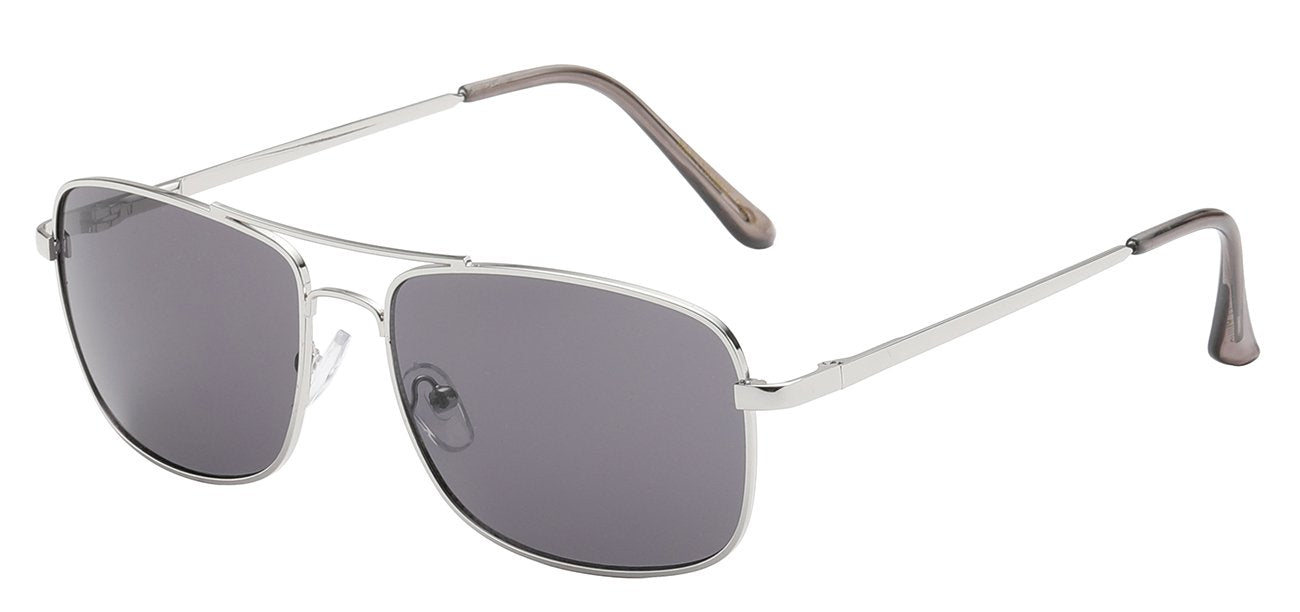 Square Aviator Sunglasses with Spring Temple