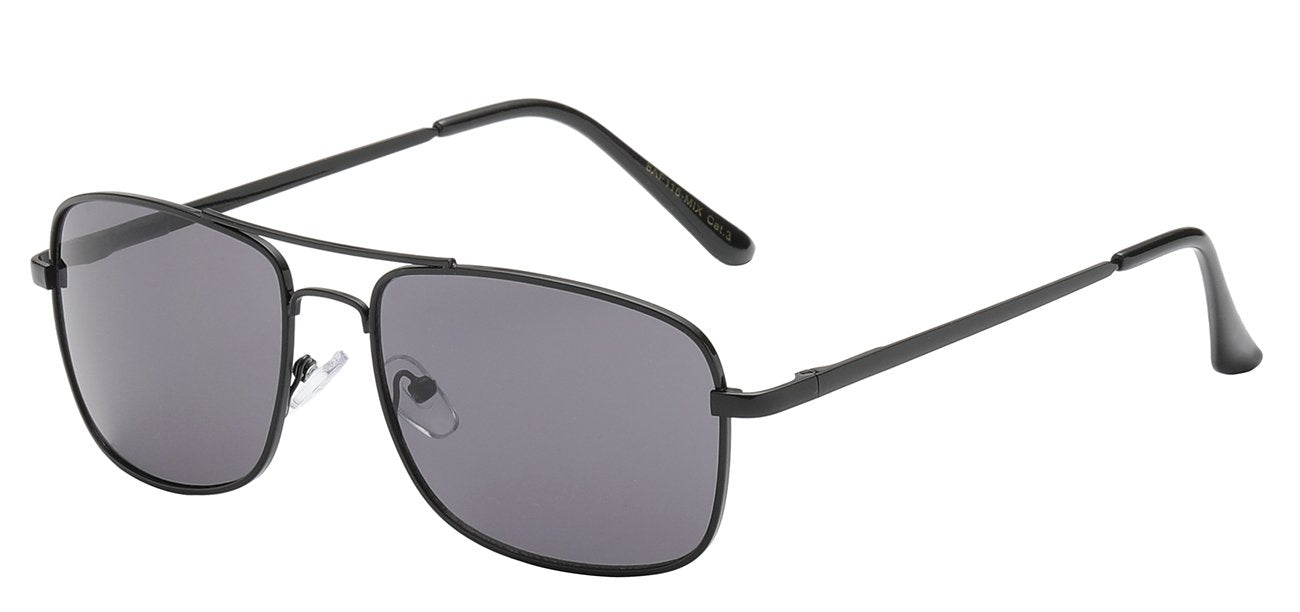 Square Aviator Sunglasses with Spring Temple