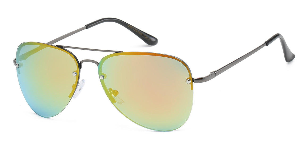 Classic Aviator Sunglasses - Mirror Lenses