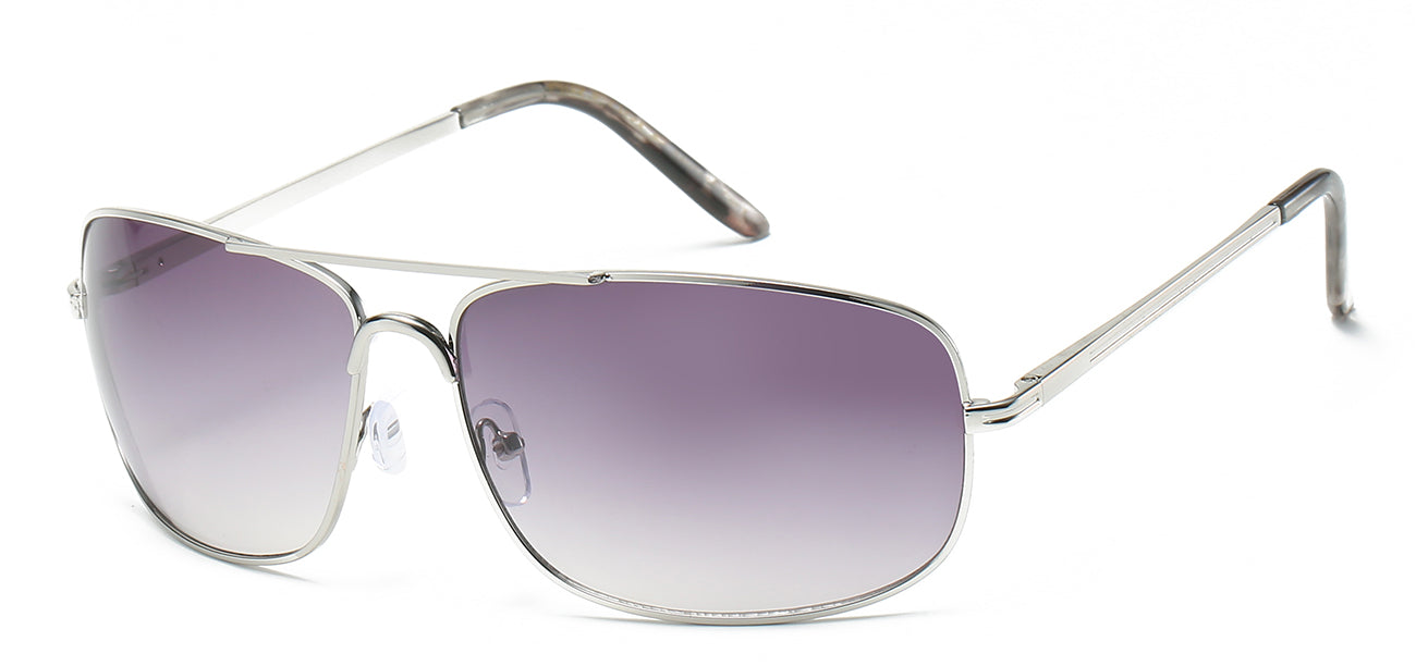 Sleek Aviator Sunglasses - Metallic Frame - Wholesale