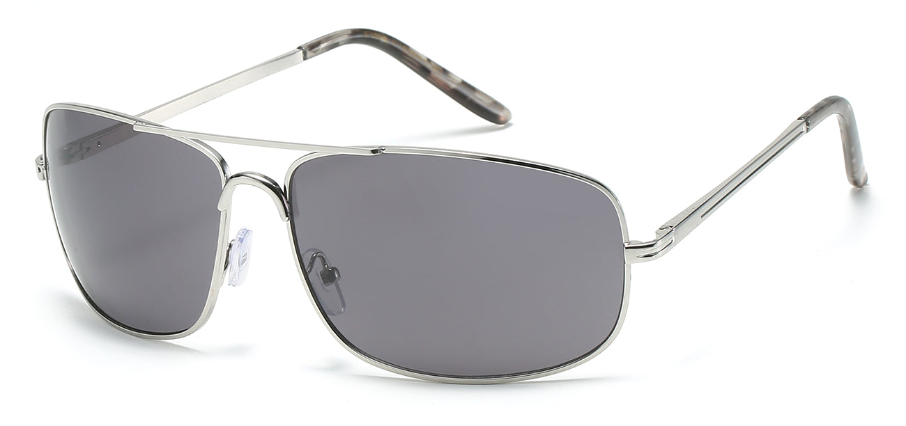 Sleek Aviator Sunglasses - Metallic Frame - Wholesale