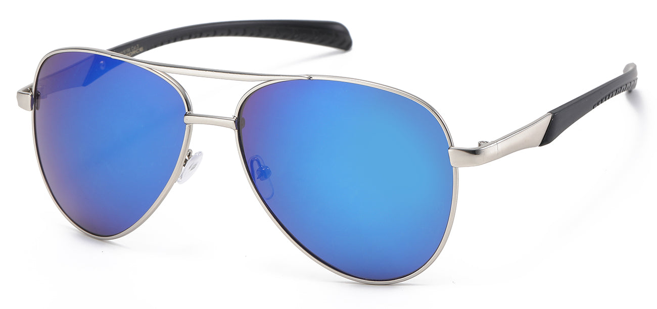 Sleek Aviator Sunglasses - Metallic Frame - Wholesale