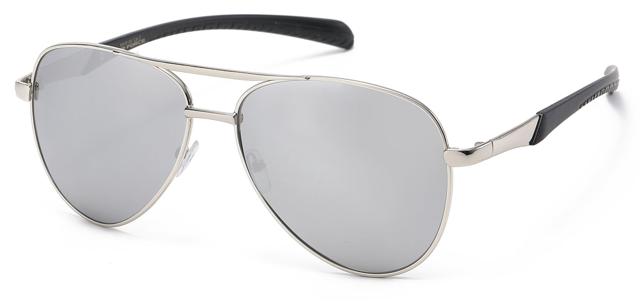 Sleek Aviator Sunglasses - Metallic Frame - Wholesale