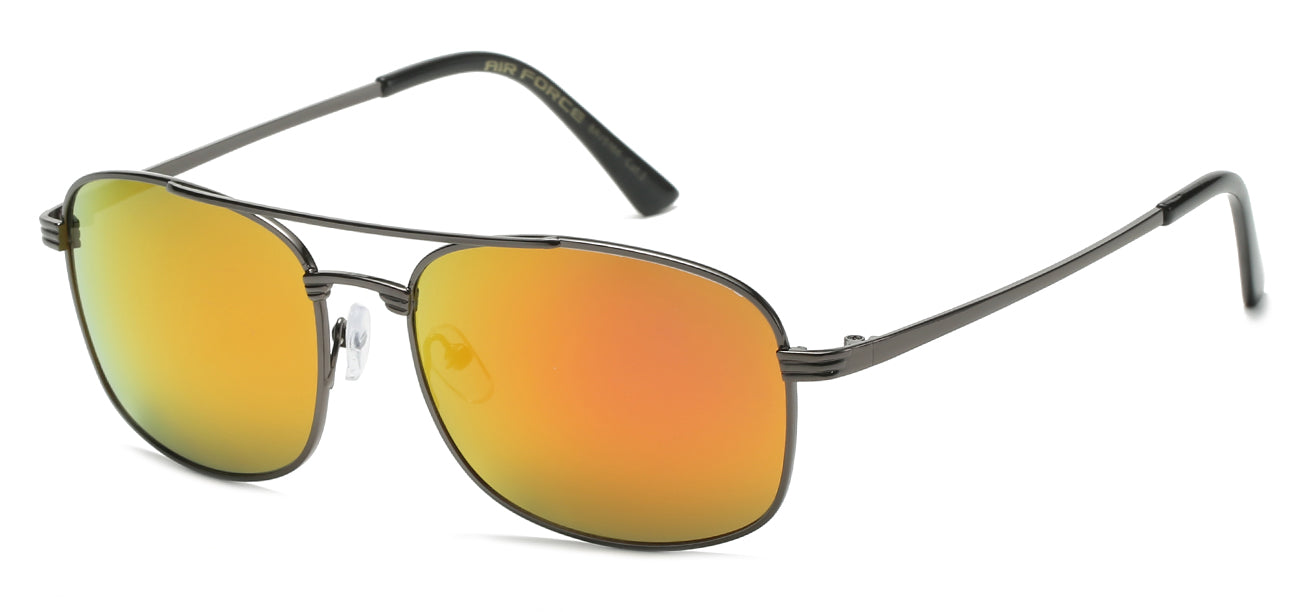 Aviator Sunglasses - Metallic Frame - 12 Pack