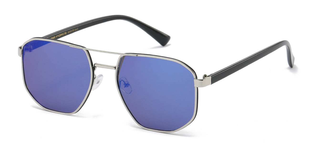 Sleek Aviator Sunglasses with Storage Box