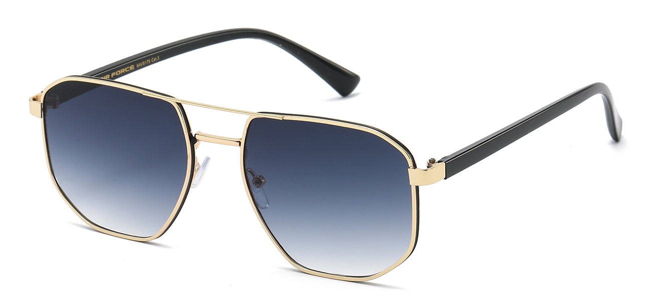 Sleek Aviator Sunglasses with Storage Box