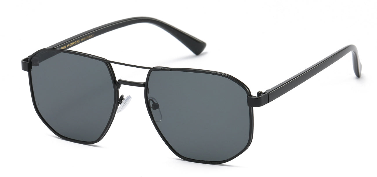 Sleek Aviator Sunglasses with Storage Box