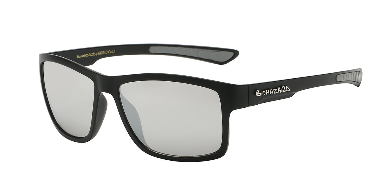 TRENDY TWO TONE SQUARE FAME SUNGLASSES