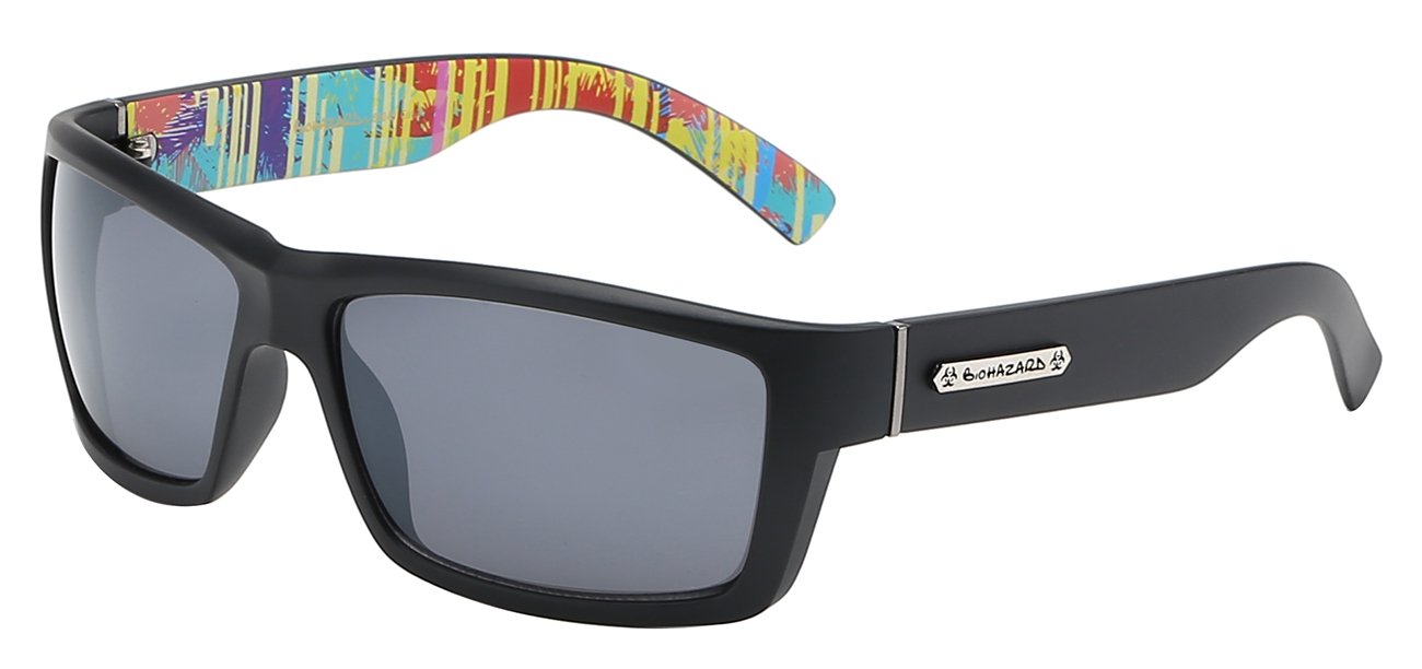 BIOHAZARD CHIC BACK PRINT SQUARE SUNGLASSES