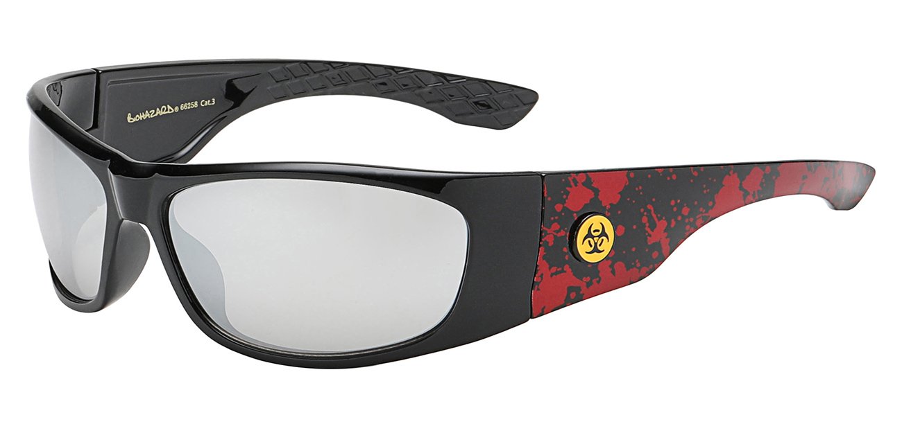 Biohazard Polycarbonate Sports Wrap Sunglasses