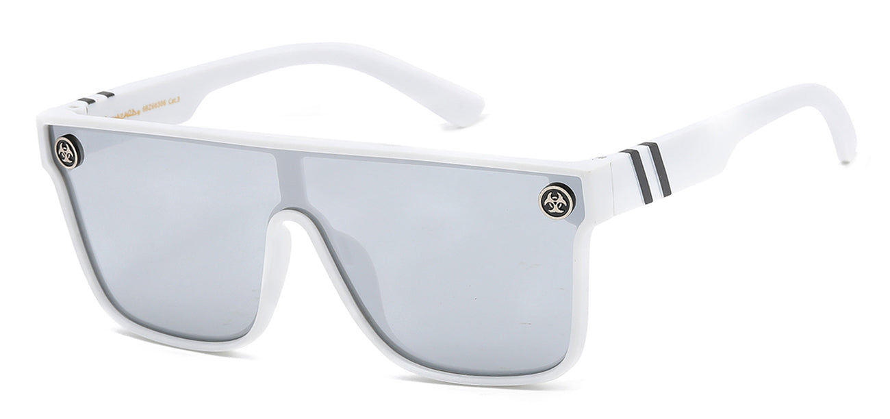 Biohazard Lightning Print Sunglasses