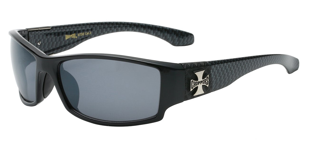 CHOPPERS SLEEK CONTOUR SQUARE WRAP SUNGLASSES