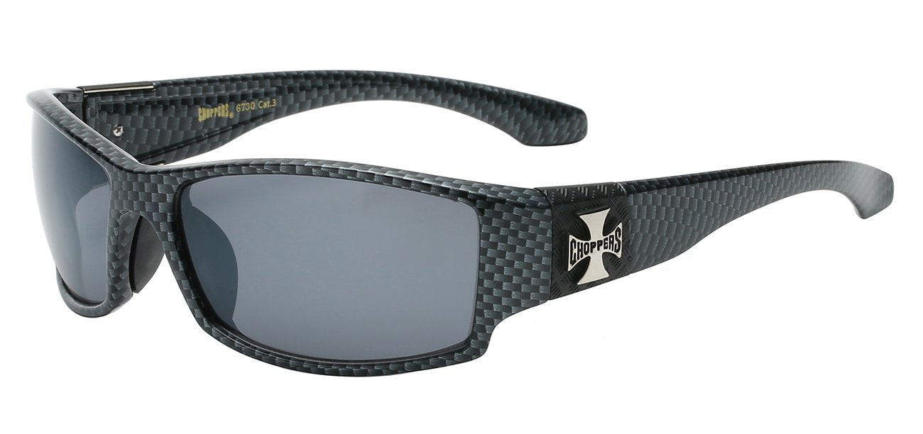 CHOPPERS SLEEK CONTOUR SQUARE WRAP SUNGLASSES