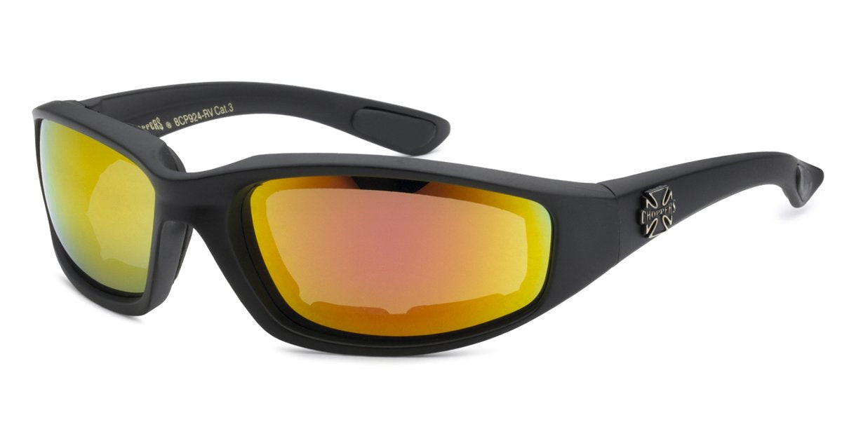 CHOPPERS COLOR MIRROR FOAM LINED SUNGLASSES