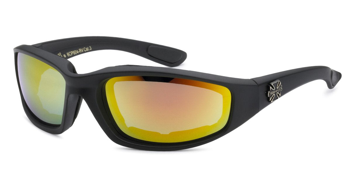 CHOPPERS COLOR MIRROR FOAM LINED SUNGLASSES