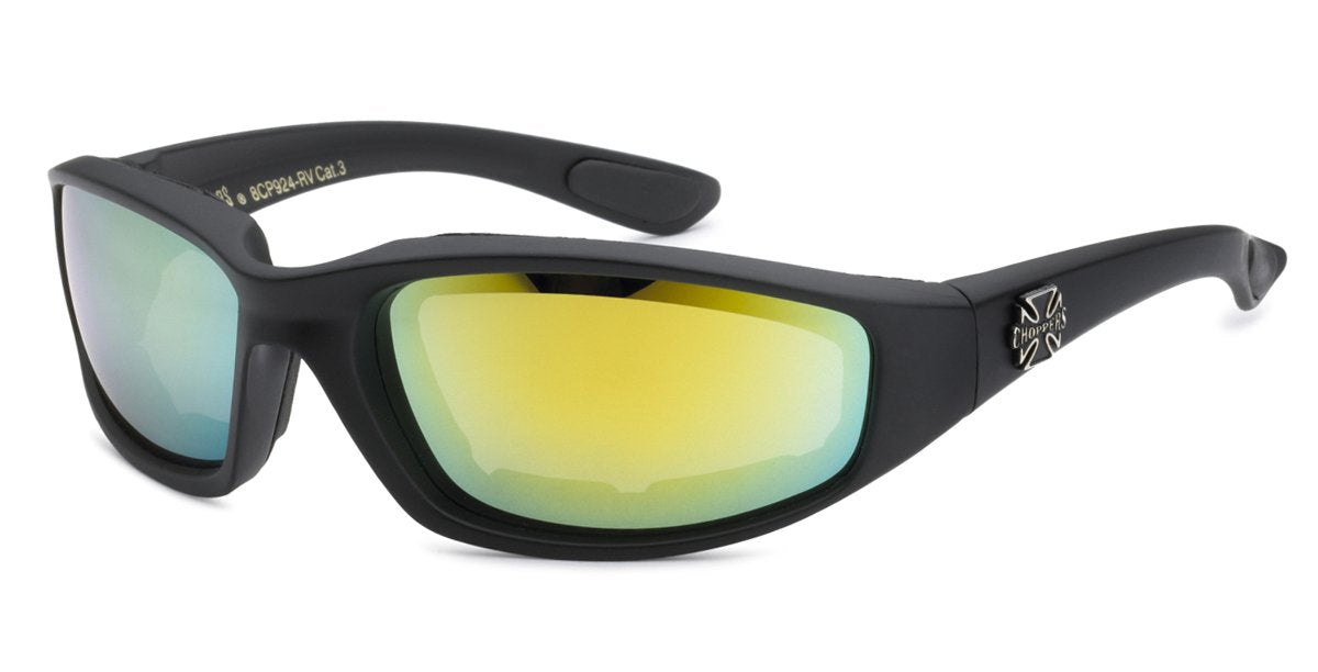 CHOPPERS COLOR MIRROR FOAM LINED SUNGLASSES