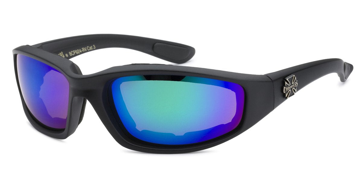 CHOPPERS COLOR MIRROR FOAM LINED SUNGLASSES