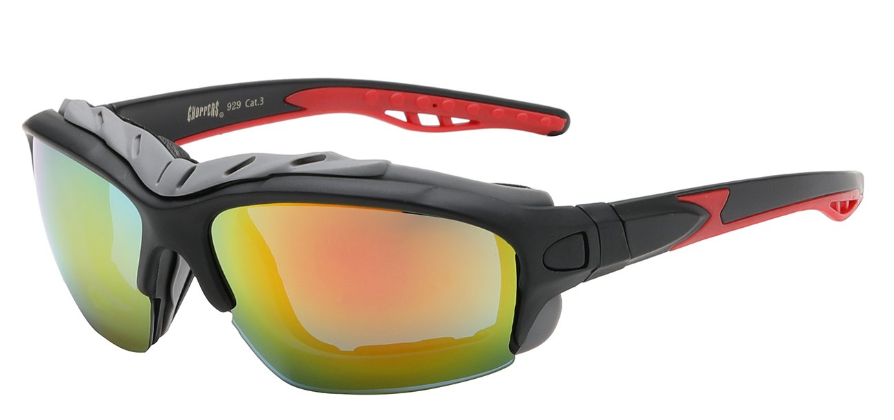 Comfort Fit Polycarbonate Motorcycle Sunglasses