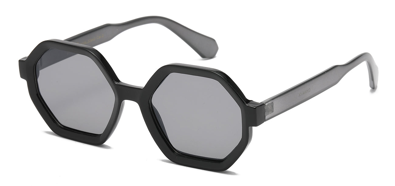 Giselle 8GSL22642 Hexagon Sunglasses