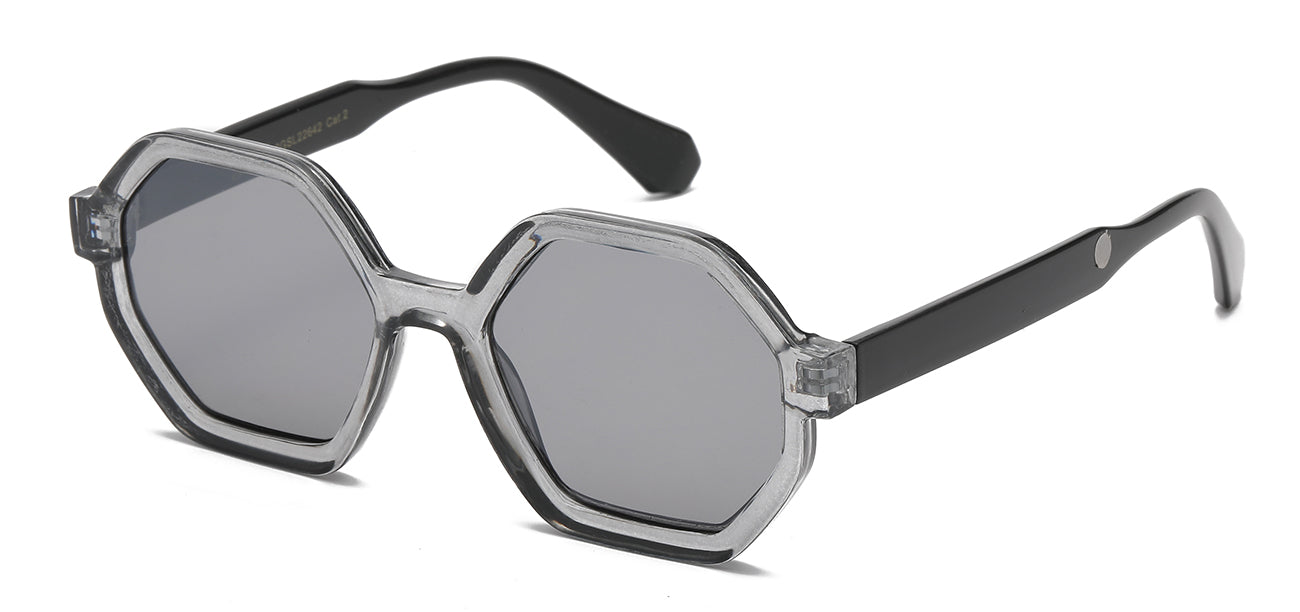 Giselle 8GSL22642 Hexagon Sunglasses