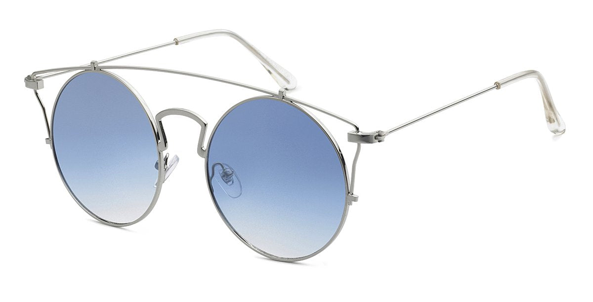 Metal Round Frame Sunglasses