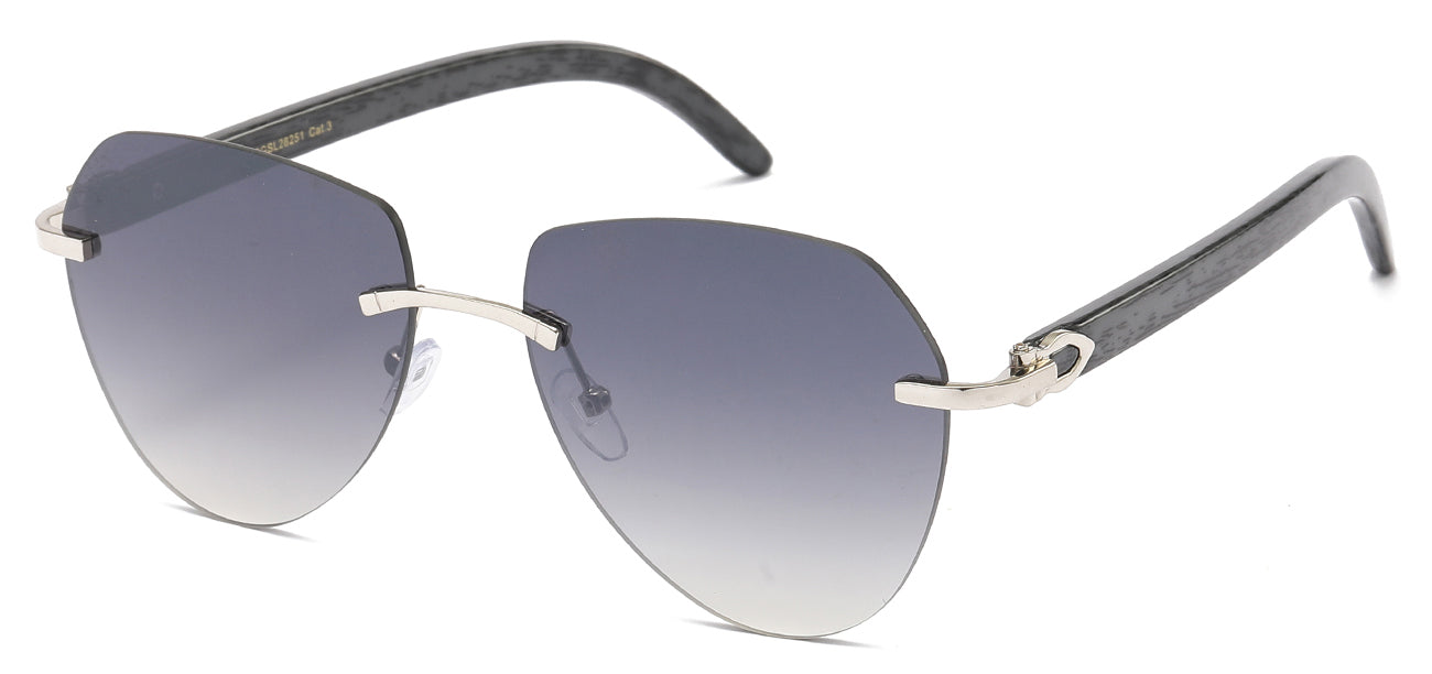 Giselle Aviator Sunglasses with UV400 Protection