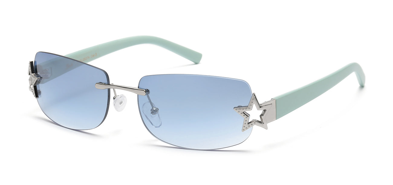 Giselle 8GSL28274 Metallic Accent Sunglasses