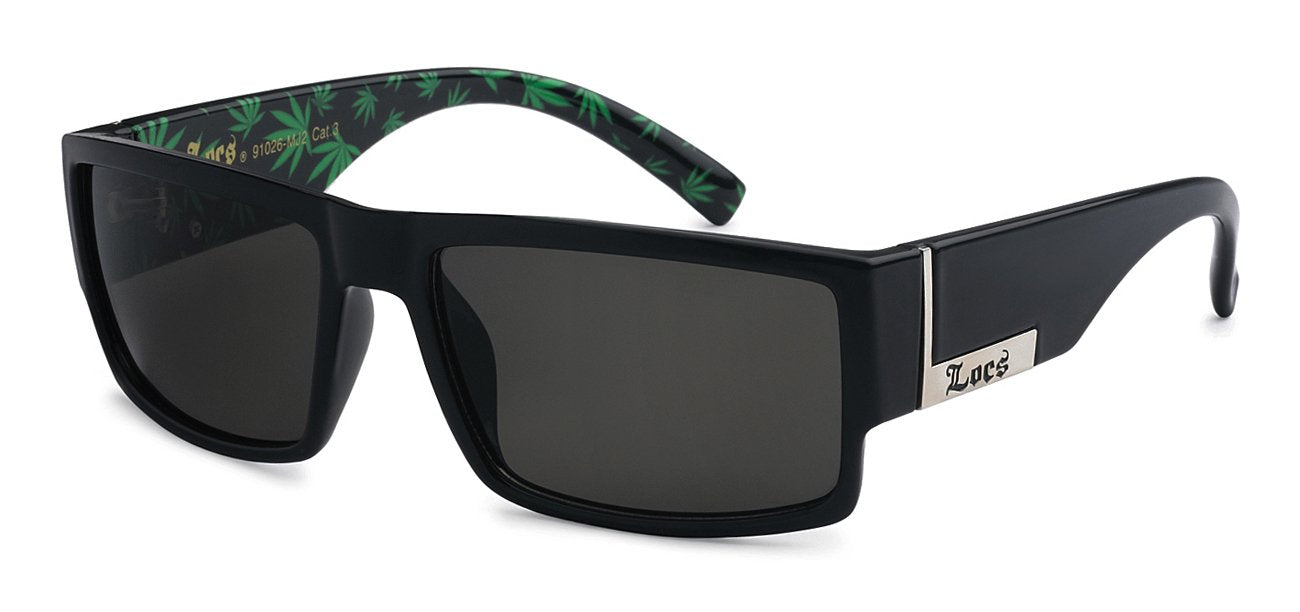 LOCS 8LOC91026-MJ2 HARDCORE MEN'S SUNGLASSES