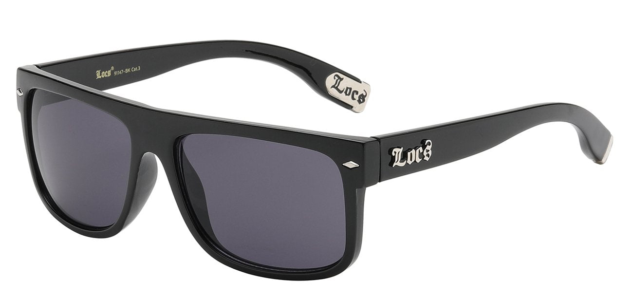 LOCS TOUGH STREET RETRO SQUARE SUNGLASSES