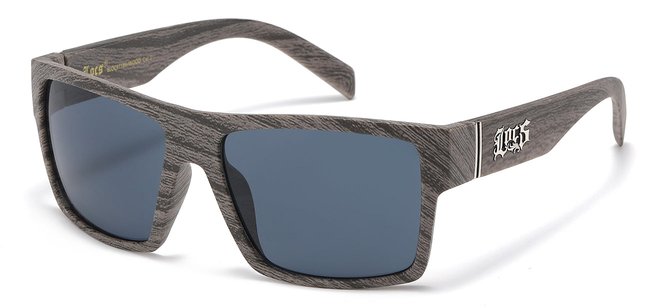 Wood Print Locs Sunglasses - Street Style