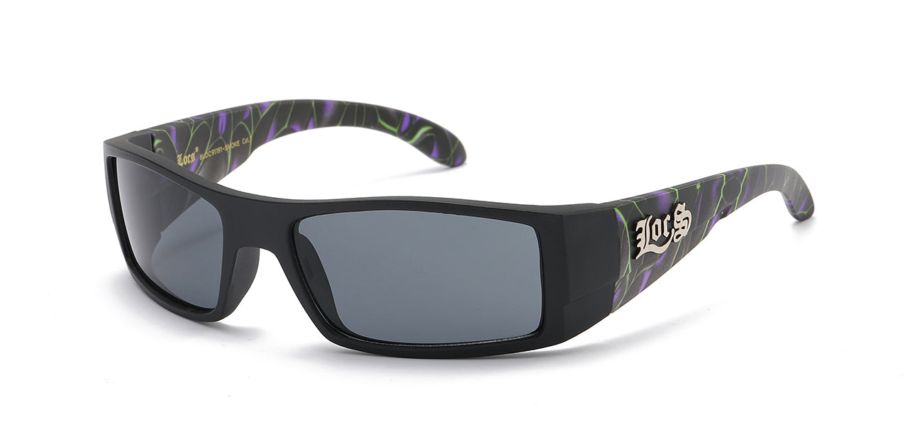 Locs Sunglasses - Matte Black Street Style