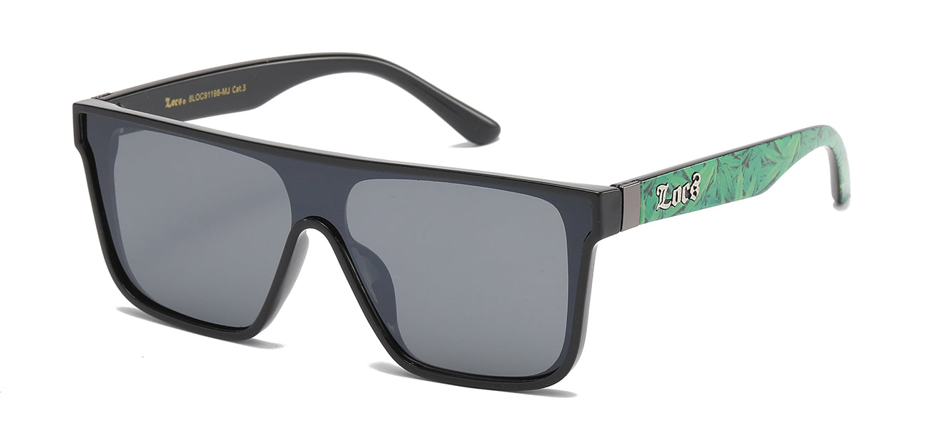 Locs Sunglasses - Urban Graffiti Print