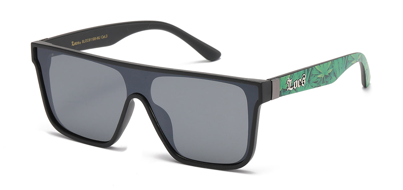 Locs Sunglasses - Urban Graffiti Print