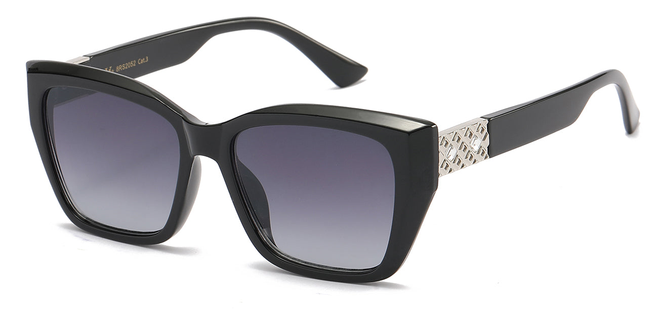 8RS2052 Rhinestone Hinge Sunglasses