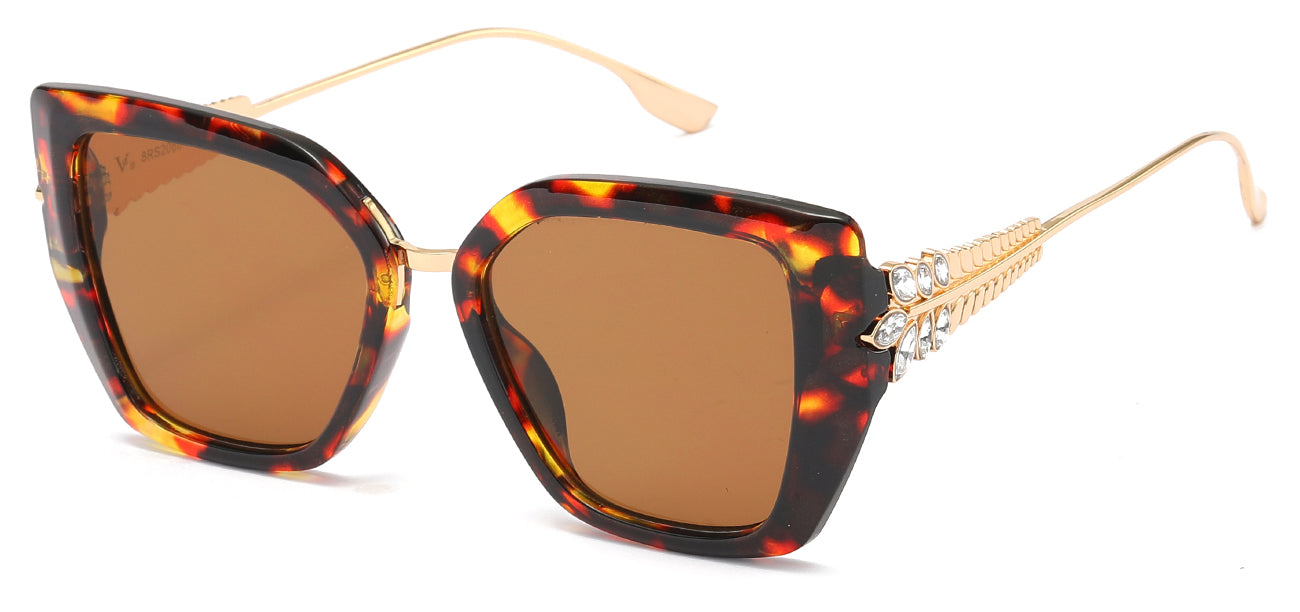 8RS2060 Rhinestone Butterfly Sunglasses